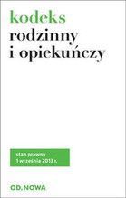 KODEKS RODZINNY I OPIEKUŃCZY 1.09.2013