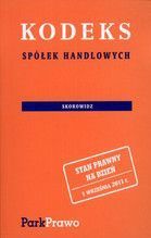 KODEKS SPÓŁEK HANDLOWYCH SKOROWIDZ 01.09.2011