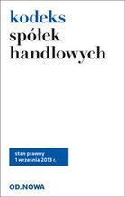 KODEKS SPÓŁEK HANDLOWYCH 1.09.2013
